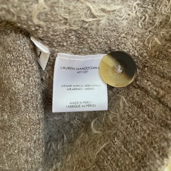 Lauren Manoogian Sherpa Cardigan - Picture 3 of 4